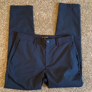 Navy Banana Republic slim fit stretch pants. 33x30